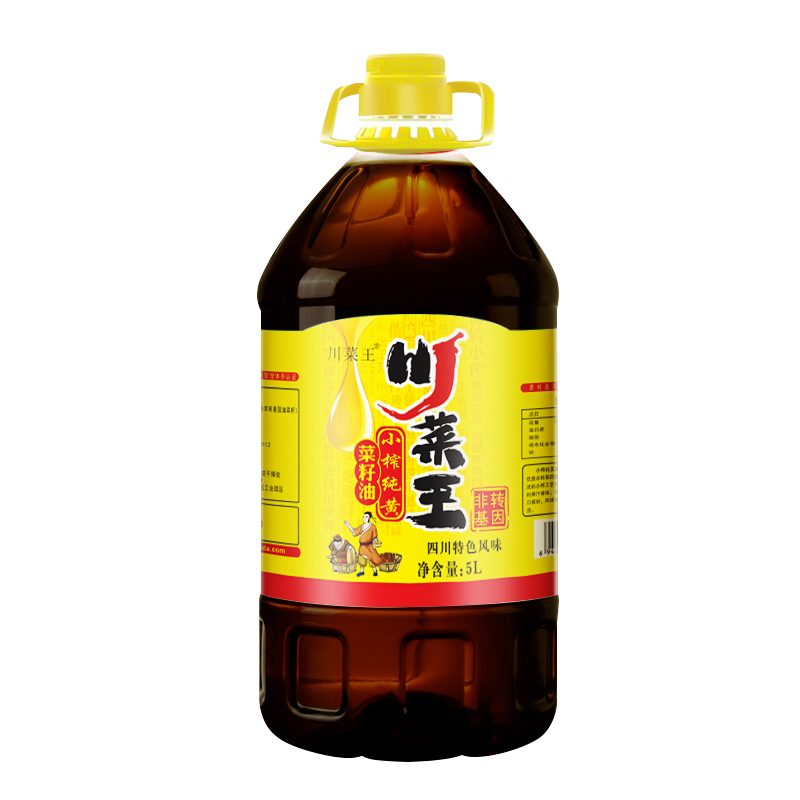 川菜王小榨純黃菜籽油 5L
